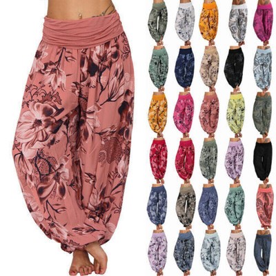 Bianco Pantaloni Harem - ALADDIN Alibaba Hippie Festival Boho Taglia Unica Nuovo - Foto 6
