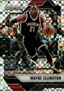 2016-17 Panini Prizm Prizms Starburst Heat Basketball Card #90 Wayne Ellington