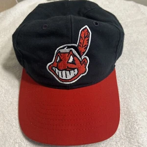 VINTAGE Cleveland Indians/Guardians Fitted Hat Genuine Merch. - Picture 1 of 4