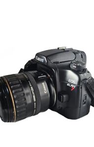 Canon Gear EOS Elan 7e 35mm SLR Film 28 - 80 Mm Lens  Speedlite 550Ex Flash more