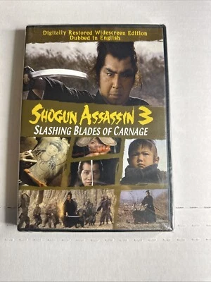Shogun Assassin 3 NEW - Slashing Blades Of Carnage (DVD, 2007) *RARE* SEALED!!! - Image 1 of 4