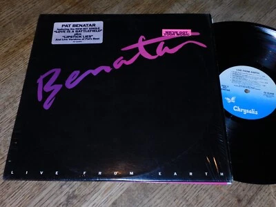 PAT BENATAR - Live From Earth (Love Is A Battlefield)- 12" Vinyl Record LP - EX - Image 1 of 4