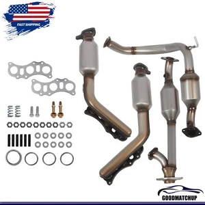 4x Catalytic Converters For 2003-09 Toyota 4Runner/2007-2009 FJ Cruiser 4.0L - Picture 1 of 9
