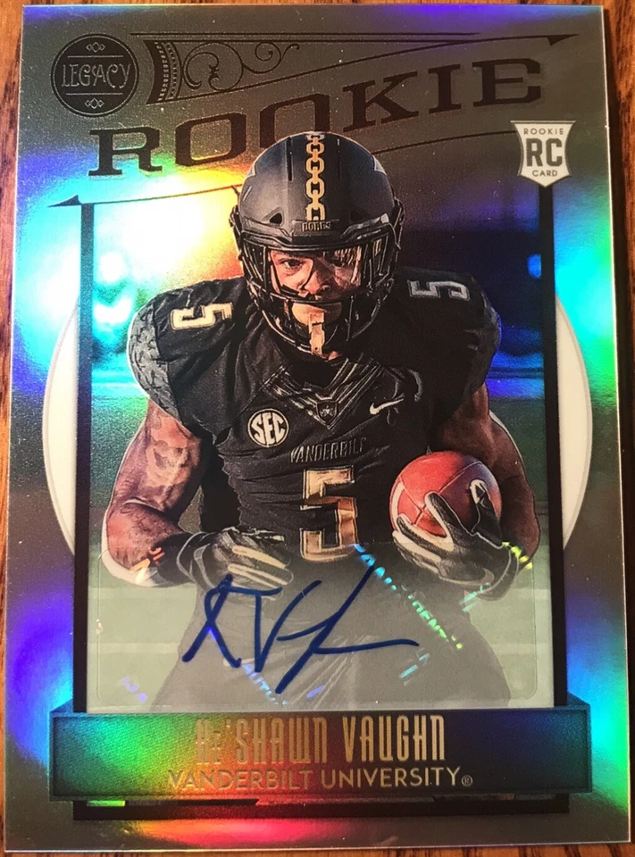 2020 Panini Legacy Rookies Premium Penmanship Silver Ke’Shawn Vaughn #182 - Image 1 of 2