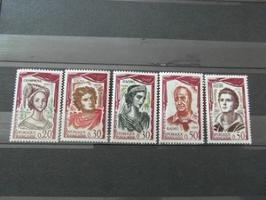 BRIEFMARKEN BRIEFMARKEN FRANKREICH 1960 YT 1301-1302-1303-1304-1305 POSTFRISCH ** - Bild 1 von 1