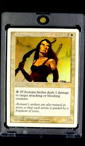 1997 MTG Magic the Gathering Fifth 5th V Edition #23 D'Avenant Archer Vintage NM - Picture 1 of 11