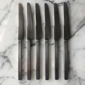 6 ALESSI TROCKEN Muster SPEISEMESSER von Achille Castiglioni MADE IN ITALY xlnt! - Bild 1 von 5