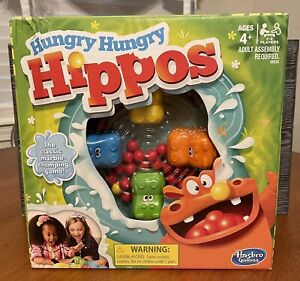 Hungry Hungry Hippos Family Classic Game, Board and Accessories
