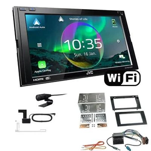 JVC Autoradio WiFi Apple CarPlay DAB+ für Seat Exeo ab 2009 schwarz ohne Canbus - Bild 1 von 7