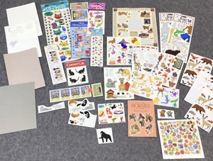 Großes Vintage Sticker Tier Lot Suzy's Zoo Frances Meyer Stickopotamus Grossman - Bild 1 von 8