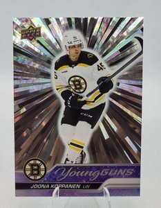 Joona Koppanen 2023-24 Upper Deck Series 1 Outburst Silver Young Guns Rookie