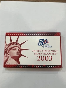 2003 Silver Proof Set U.S. Mint Original Government Packaging OGP COA - Picture 1 of 7