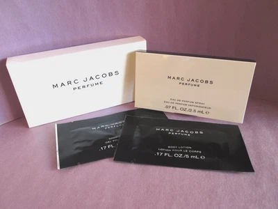 Marc Jacobs духи винтажный спрей образец 2,5 мл лосьон для тела и душа гель пакеты - Изображение 1 из 4