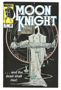 MOON KNIGHT #38 FINAL ISSUE IN SERIES 1984 WHITE PAGES VF-NM (READ DESCRIPTION) - Picture 1 of 3