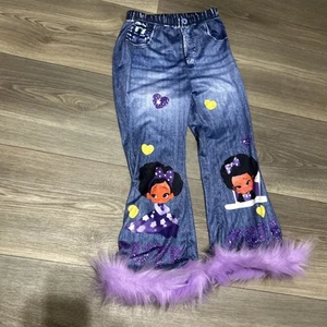 Shein Size 5 CUTE GIRL Leggings - Picture 1 of 5