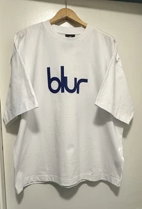 Blur x H&M Herren Hemd Größe L Large weiß Baumwolle Oversized Band 2025 - Bild 1 von 10