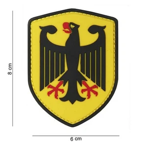 Morale Patch, 3D PVC ,German Eagle,  Bundeswehr Shield,  Hook and Loop. - Picture 1 of 2