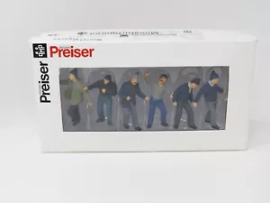 Preiser O 68211 Trabajadores del muelle Personas al aire libre Pescadores Conjunto de figuras de pie B - Imagen 1 de 1