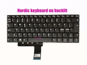 Teclado nórdico para Lenovo ideaPad 310-14IAP 310-14IKB 310-14ISK V510-14IKB - Imagen 1 de 2