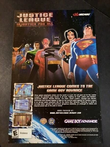 JUSTICE LEAGUE: Injustice For All DC Comics ~ Vintage Comic Page PRINT AD 2002 - Picture 1 of 1