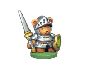 Teddy Bear Lancer  Aurora Model Miniatures Metal Figure Unpainted CT-033 - Picture 1 of 7