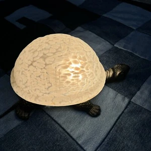 Turtle Art Glass Accent Lamp - Picture 1 of 7