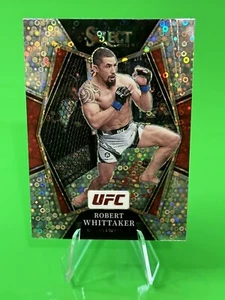 2022 Panini - Select UFC Premier Level Silver Disco Prizm #123 Robert Whittaker! - Foto 1 di 15