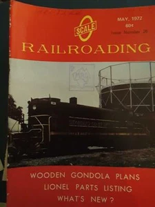Scale Railroading Magazine May 1972 Good condition - Foto 1 di 1