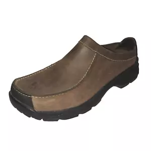 Zuecos Clarks para mujer 9,5 marrón nobuck cuero zapatos 30457 - Imagen 1 de 10