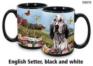 Garden Party Mug - Blue Belton English Setter - Picture 1 of 1