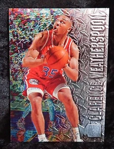 1996-97 FLEER METAL Clarence Weatherspoon #74 EMBOSSED FOIL BASKETBALL CARD MINT - Picture 1 of 3