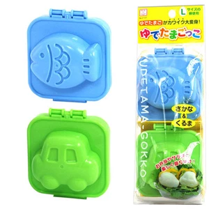 Japanese Boiled Egg Mold CAR and FISH Bento Box Lunch Accessories Made in Japan - Picture 1 of 4