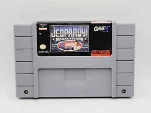 JEOPARDY! ( Super Nintendo SNES ) Game only Authentic Cartridge retro - Picture 1 of 4