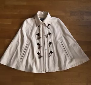 Alexander McQueen McQ Italy Wool Cape IT44 UK12 Jacket - Picture 1 of 22