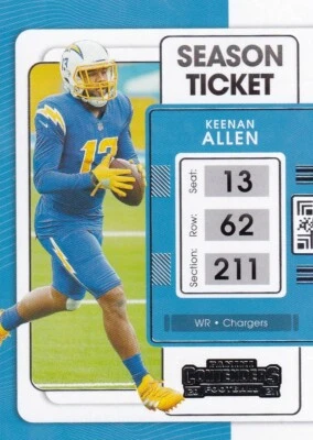 KEENAN ALLEN 2021 Panini Contenders - Image 1 of 2