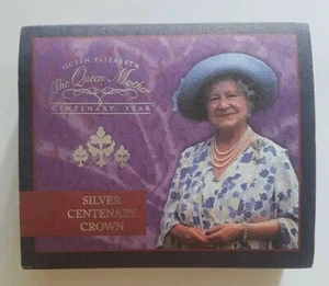 2000 Royal Mint Queen Mother 100th Birthday Silver Proof UK Five Pounds £5 coin - Picture 1 of 11
