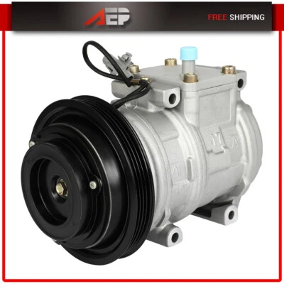 AC Compressor & A/C Clutch 1996 1997 1998-2002 For Toyota 4Runner 3.4L - Image 1 of 4