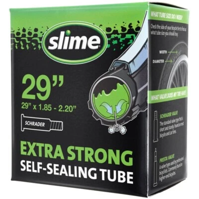 29" Slime Bike Tube 29"x1.85-2.20"  Extra Strong, Self Sealing Schrader Valve - Image 1 of 2