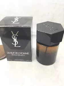 Yves Saint Laurent La Nuit De L'HOMME Eau De Toilette 100 ML SPRAY 2013 De colección - Imagen 1 de 9