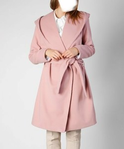 abrigo pelo rosa guess