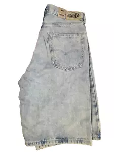 Levi's Silver Tab Light Wash Retro Mens Loose Fit Denim Shorts Size 31 1x12 NEW - Picture 1 of 7