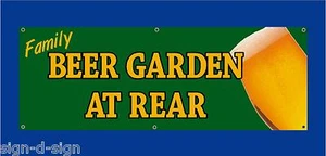 BEER GARDEN Printed Banner Outdoor/Indoor Ideal pub etc - Picture 1 of 3