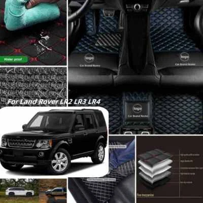 For Land Rover LR2 LR3 LR4 Car Floor Mats Non-slip Carpets Custom Waterproof — 第 1/4 张图片