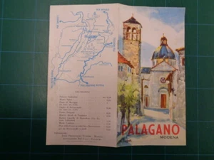 PALAGANO MODENA, DEPLIANT TURISTICO PUBBLICITARIO ANNI 50 - Foto 1 di 4