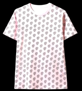 Anti Social Social Club Unisex Pink All Over You Logo Crew Neck T-Shirt Sold Out - Picture 1 of 3