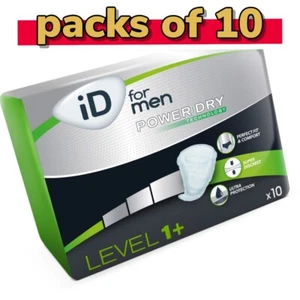 ID Expert Men Level 1 Plus 1 10er Pack Inkontinenzschutz 10 Einlagen - Bild 1 von 4