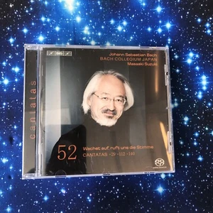 Signed by PETER KOOIJ Bach Cantatas Vol.52 Masaaki Suzuki BIS SACD 1981 Signiert - Imagen 1 de 4