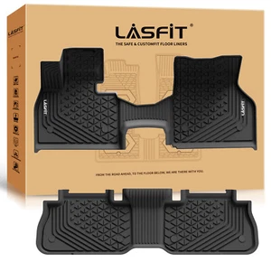 Lasfit Floor Mats for BMW iX 2022-2026 All Weather TPE Waterproof Black Liners - Picture 1 of 6
