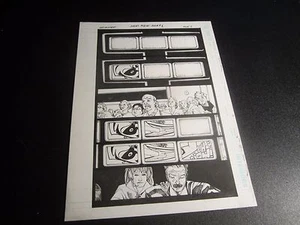 JOKER'S ASYLUM: JOKER #1 ORIGINAL PAGE #4 ARTWORK BY ALEX SANCHEZ ONE OF A KIND! - Picture 1 of 10