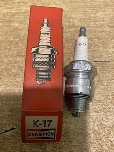 1 x Champion K17 18 mm Spark Plug New Old Stock Car motor cycles vintage antique - Picture 1 of 2